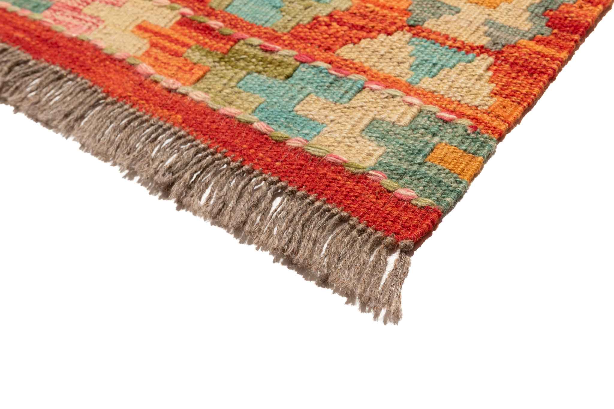 Afghanischer Kelim – 245 × 153 cm – handgewebt aus Schurwolle