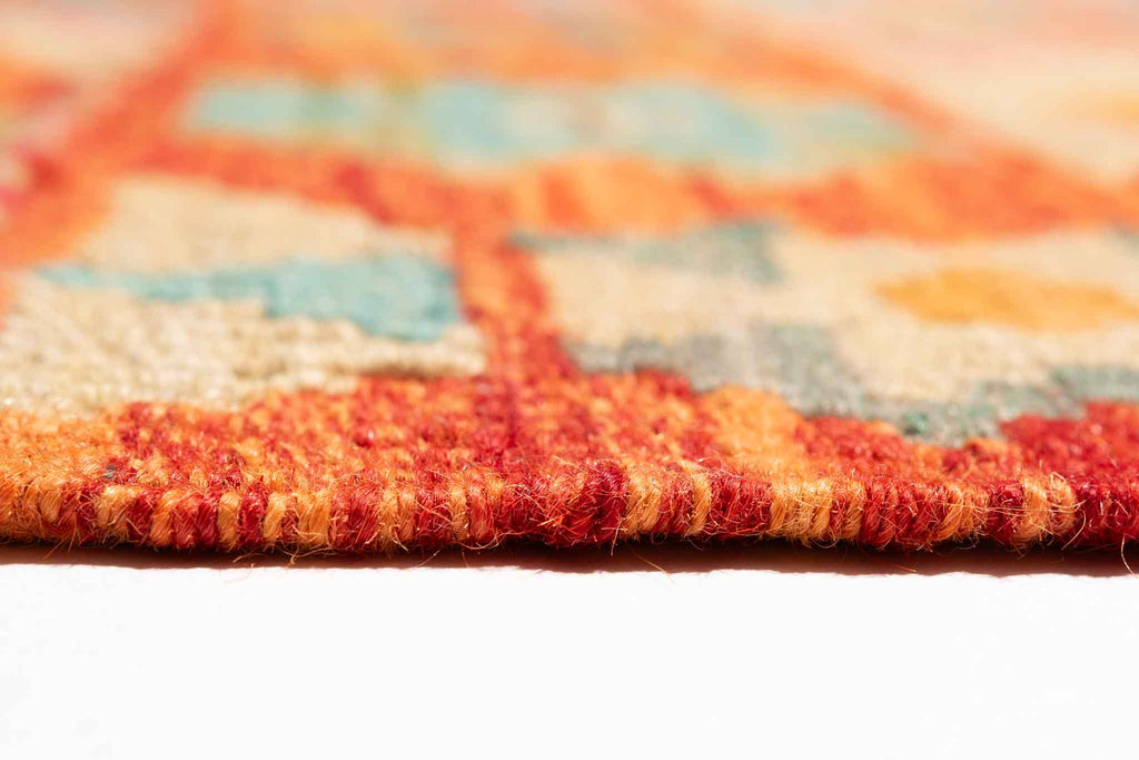 Afghanischer Kelim – 245 × 153 cm – handgewebt aus Schurwolle