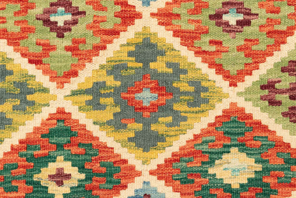 Afghanischer Kelim – 243 × 172 cm – handgewebt aus Schurwolle