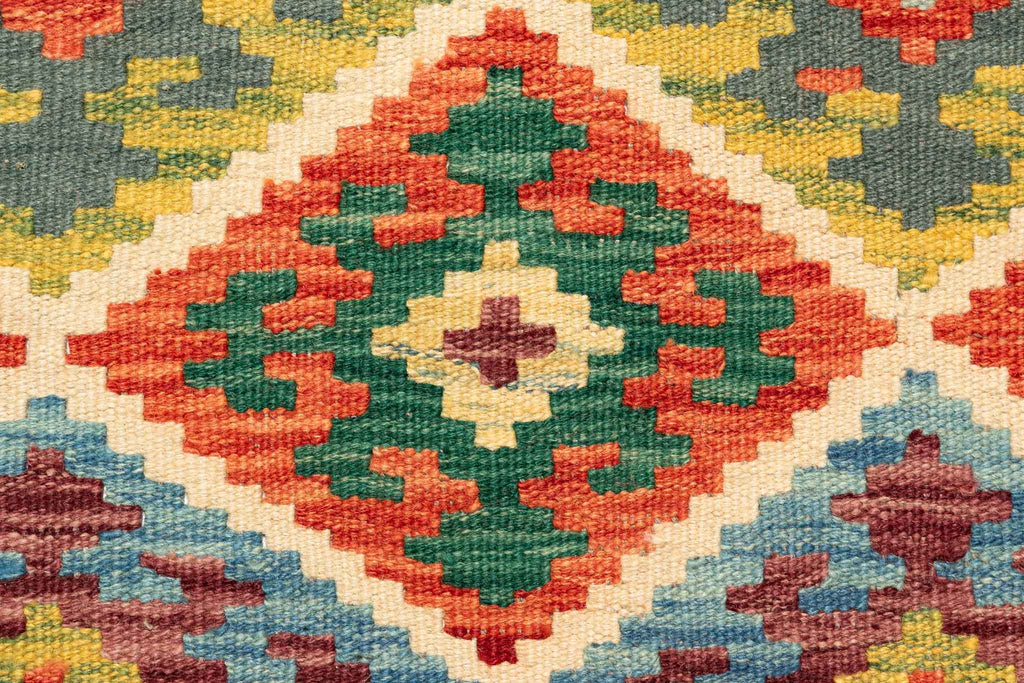 Afghanischer Kelim – 243 × 172 cm – handgewebt aus Schurwolle