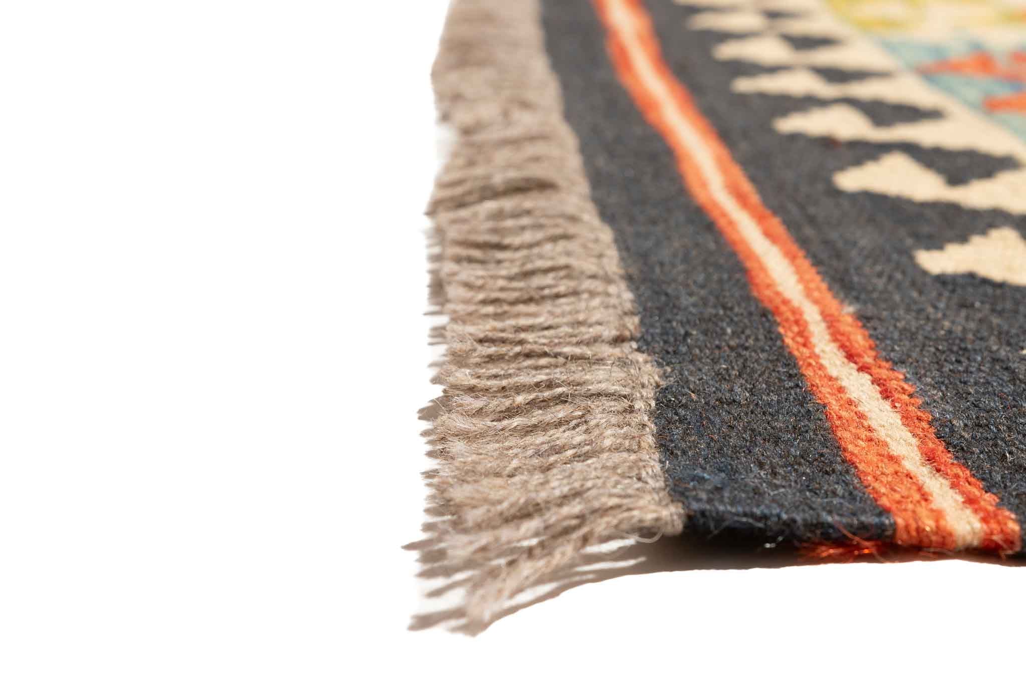 Afghanischer Kelim – 243 × 172 cm – handgewebt aus Schurwolle