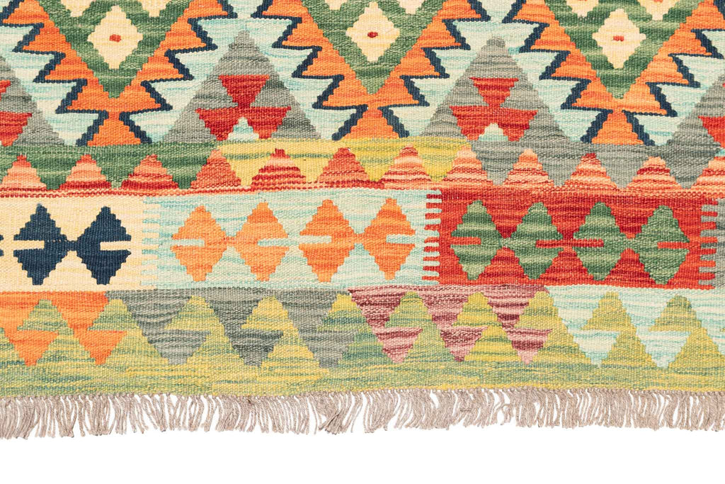 Afghanischer Kelim – 304 × 202 cm – handgewebt aus Schurwolle