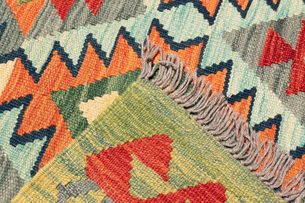 Afghanischer Kelim – 304 × 202 cm – handgewebt aus Schurwolle