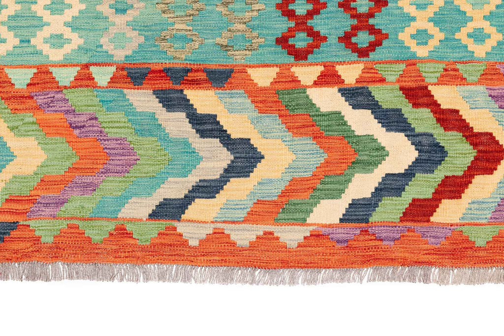 Afghanischer Kelim – 298 × 198 cm – handgewebt aus Schurwolle