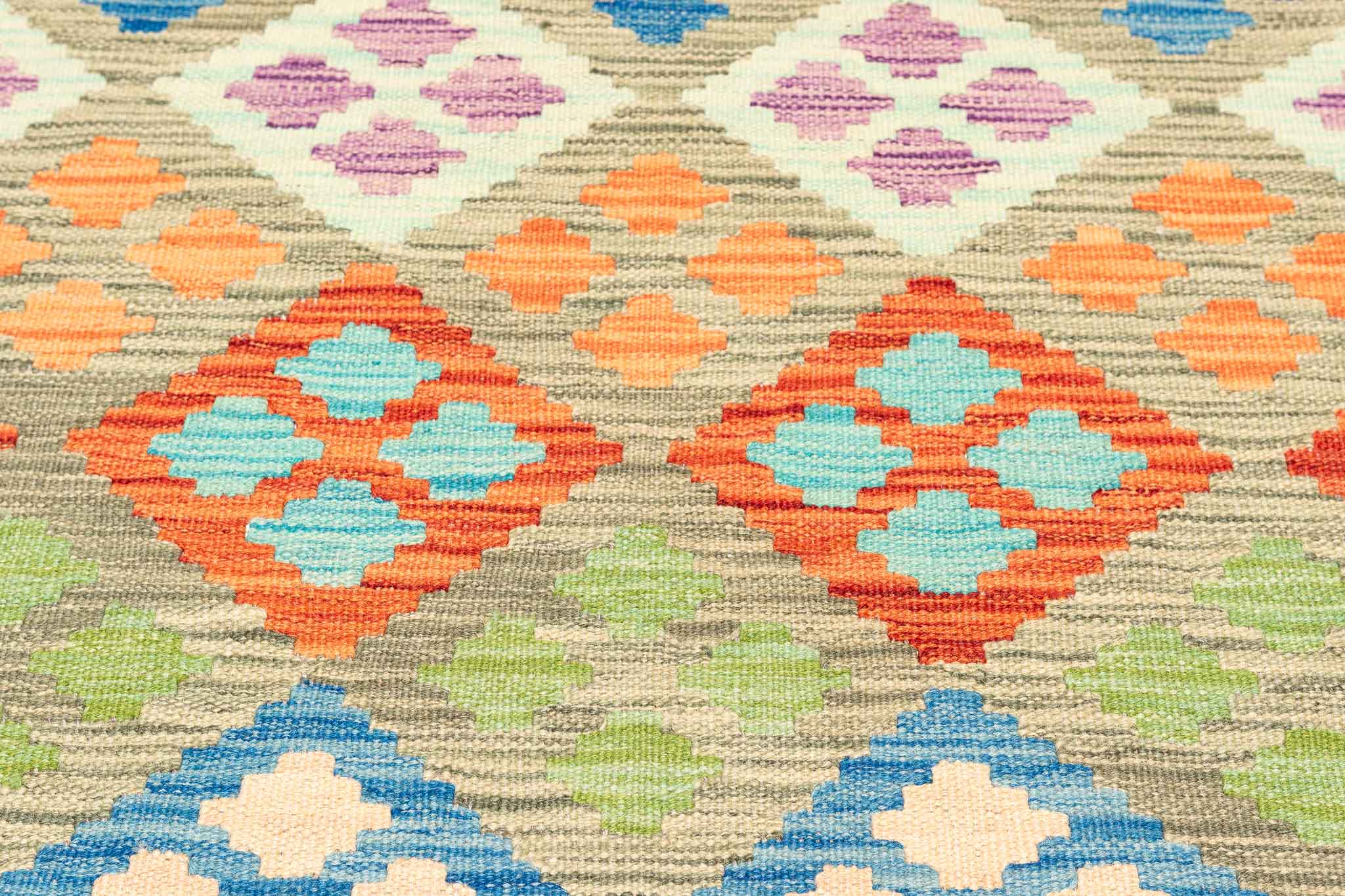 Afghanischer Kelim – 295 × 192 cm – handgewebt aus Schurwolle