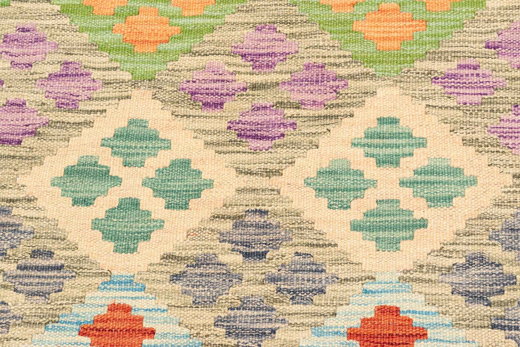 Afghanischer Kelim – 295 × 192 cm – handgewebt aus Schurwolle