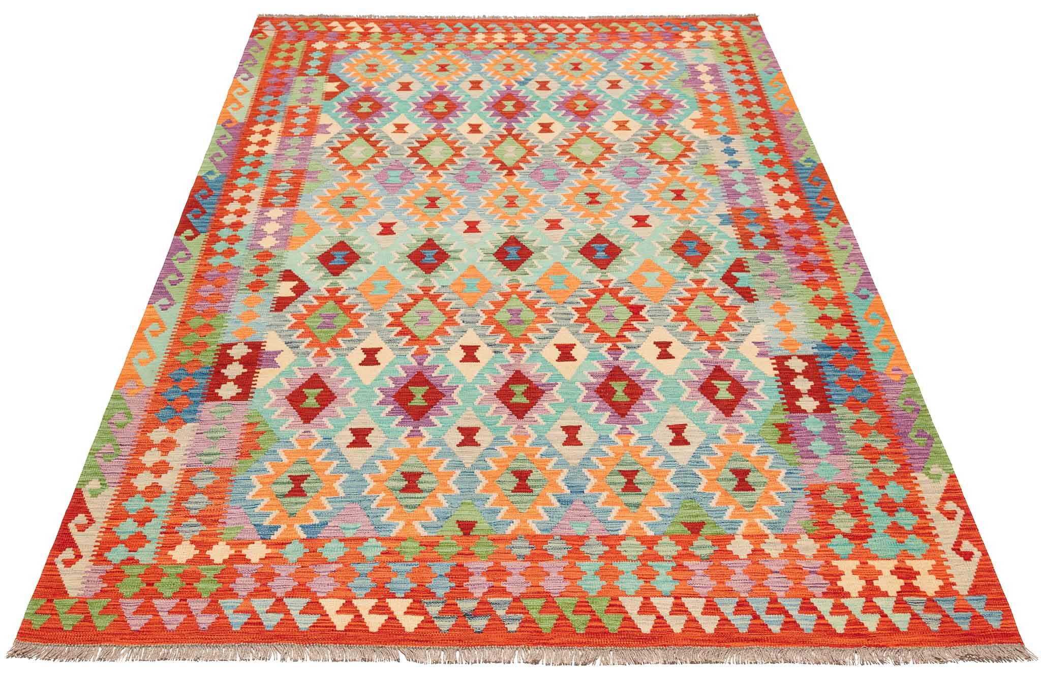 Afghanischer Kelim – 304 × 198 cm – handgewebt aus Schurwolle