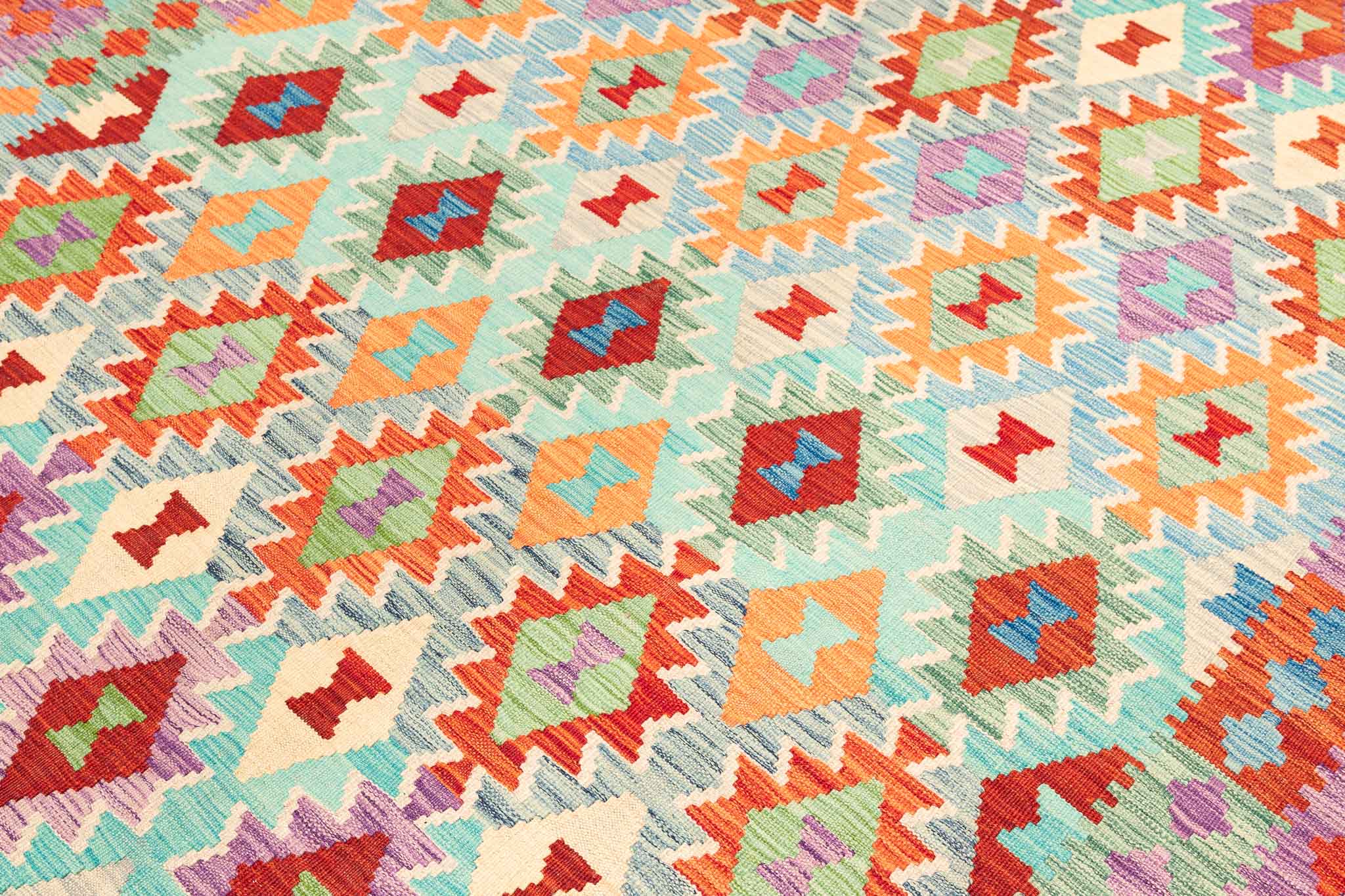 Afghanischer Kelim – 304 × 198 cm – handgewebt aus Schurwolle