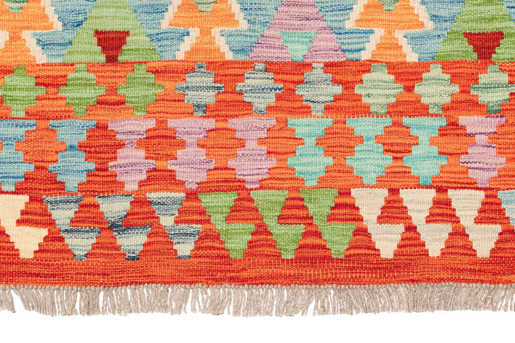 Afghanischer Kelim – 304 × 198 cm – handgewebt aus Schurwolle