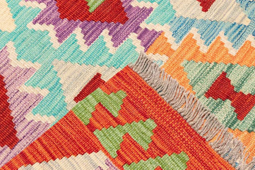 Afghanischer Kelim – 304 × 198 cm – handgewebt aus Schurwolle