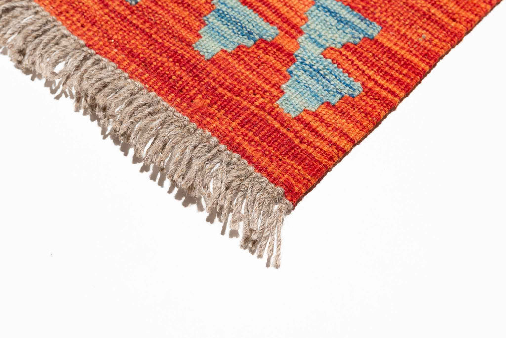 Afghanischer Kelim – 304 × 198 cm – handgewebt aus Schurwolle