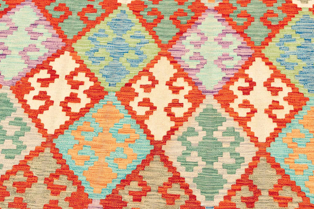 Afghanischer Kelim – 299 × 196 cm – handgewebt aus Schurwolle