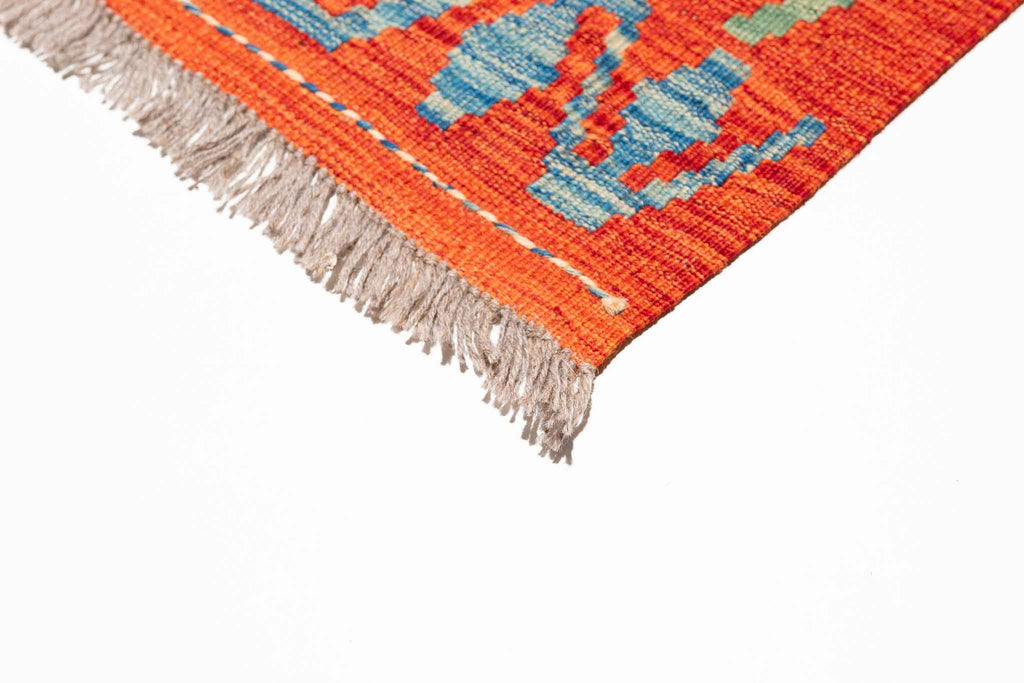 Afghanischer Kelim – 299 × 196 cm – handgewebt aus Schurwolle