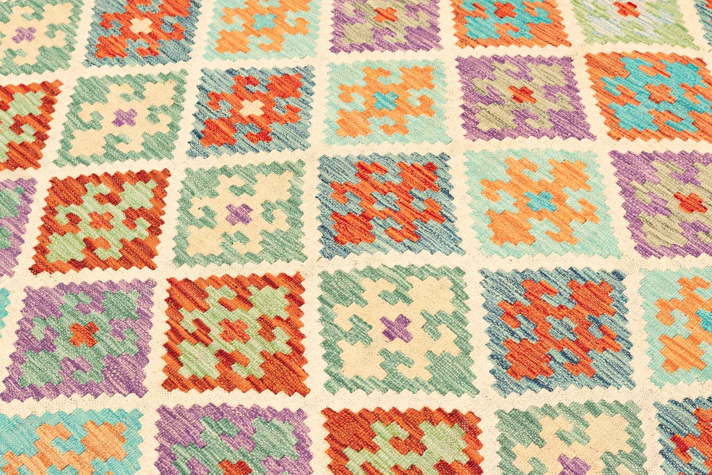 Afghanischer Kelim – 314 × 204 cm – handgewebt aus Schurwolle