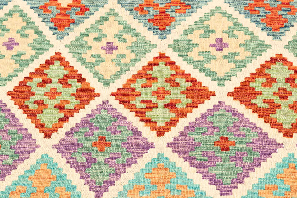 Afghanischer Kelim – 314 × 204 cm – handgewebt aus Schurwolle