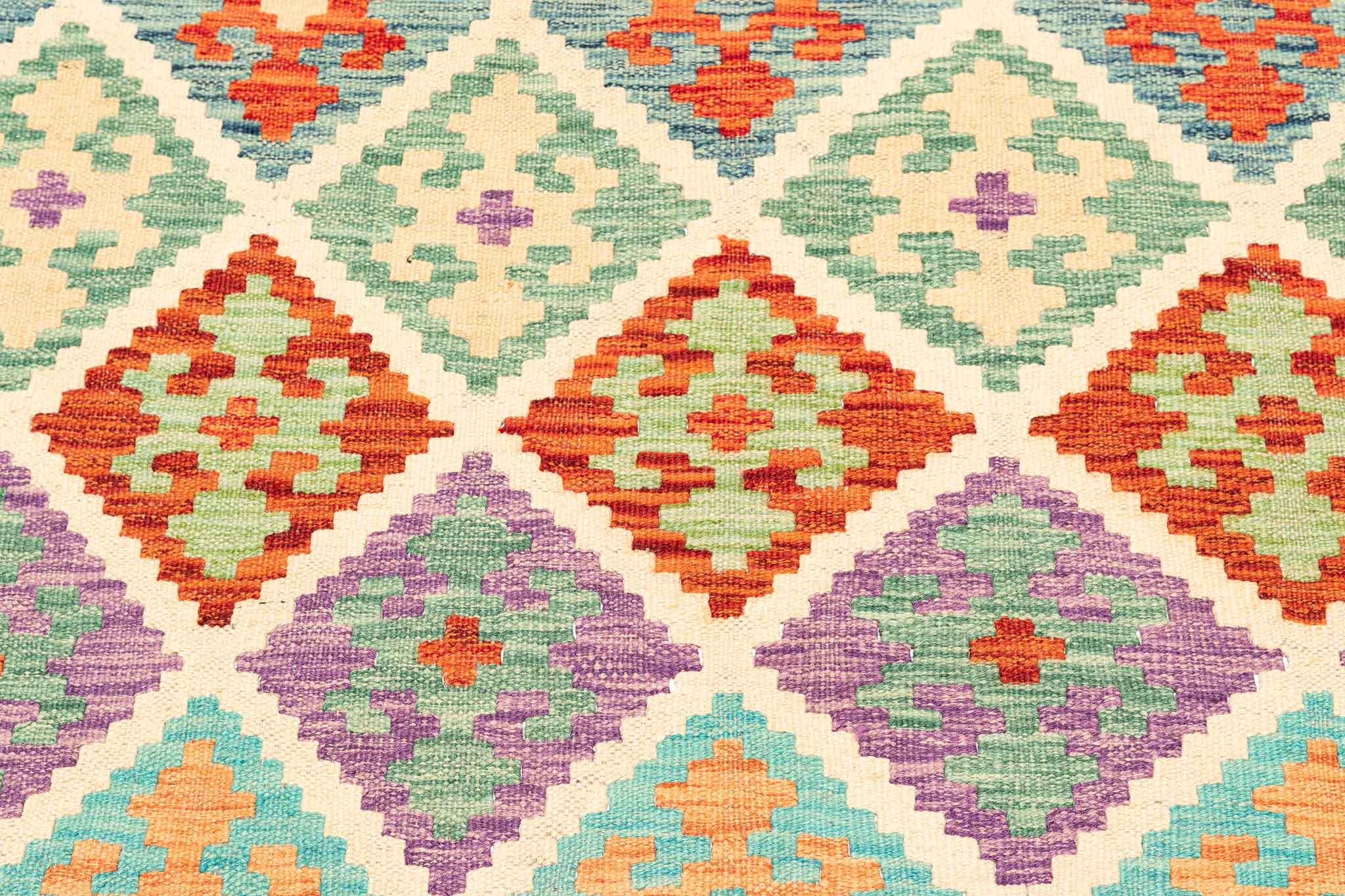 Afghanischer Kelim – 314 × 204 cm – handgewebt aus Schurwolle