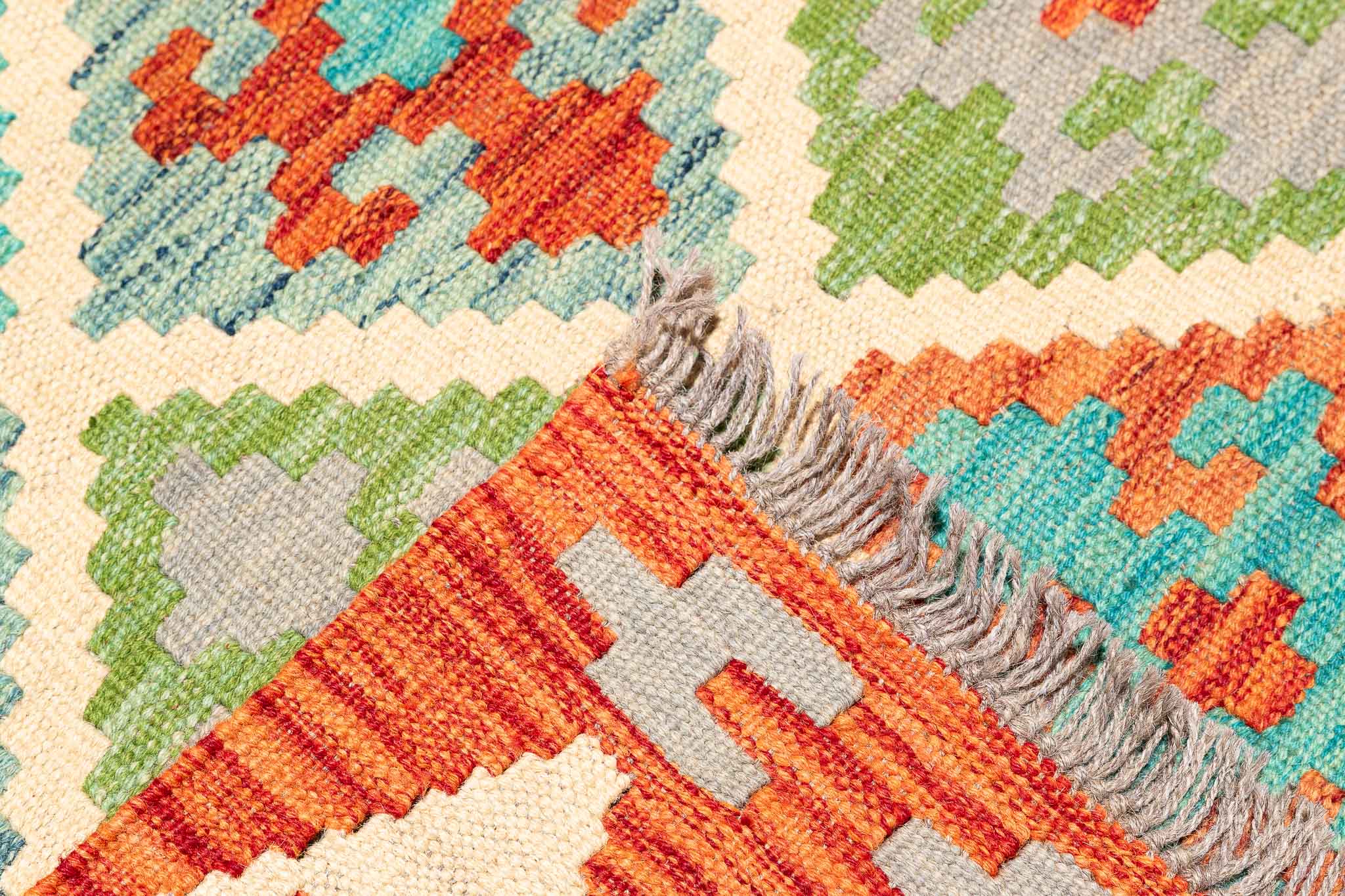 Afghanischer Kelim – 314 × 204 cm – handgewebt aus Schurwolle