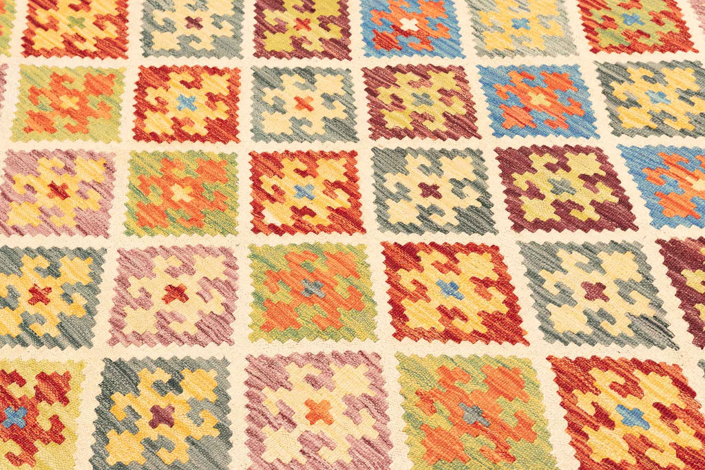 Afghanischer Kelim – 301 × 205 cm – handgewebt aus Schurwolle