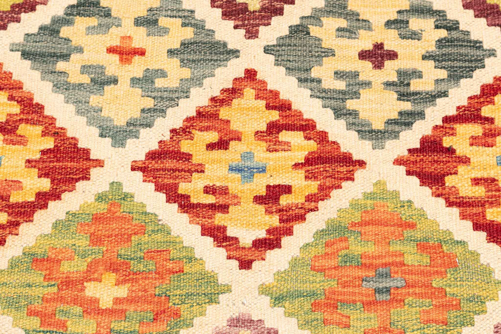 Afghanischer Kelim – 301 × 205 cm – handgewebt aus Schurwolle