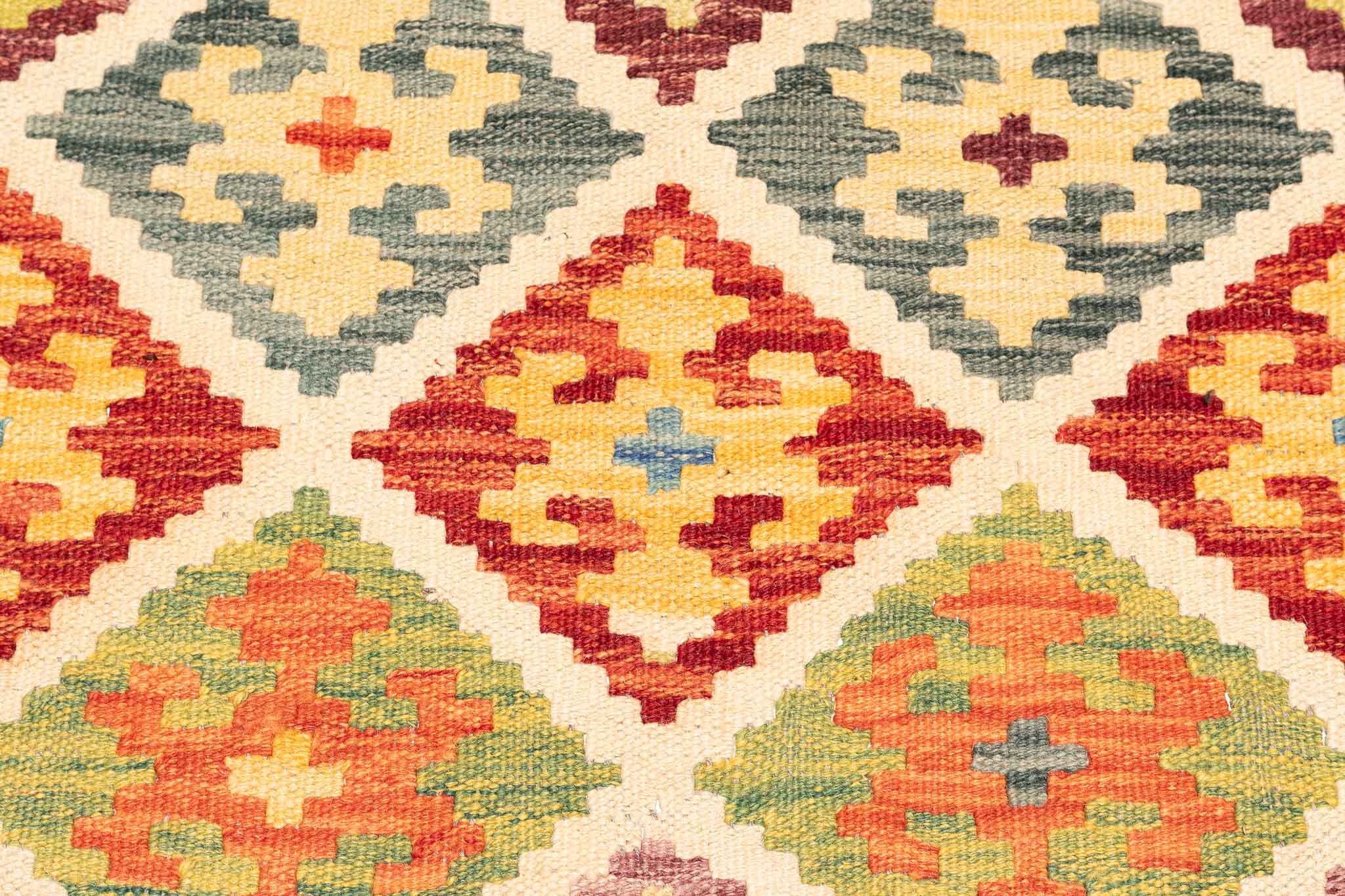 Afghanischer Kelim – 301 × 205 cm – handgewebt aus Schurwolle