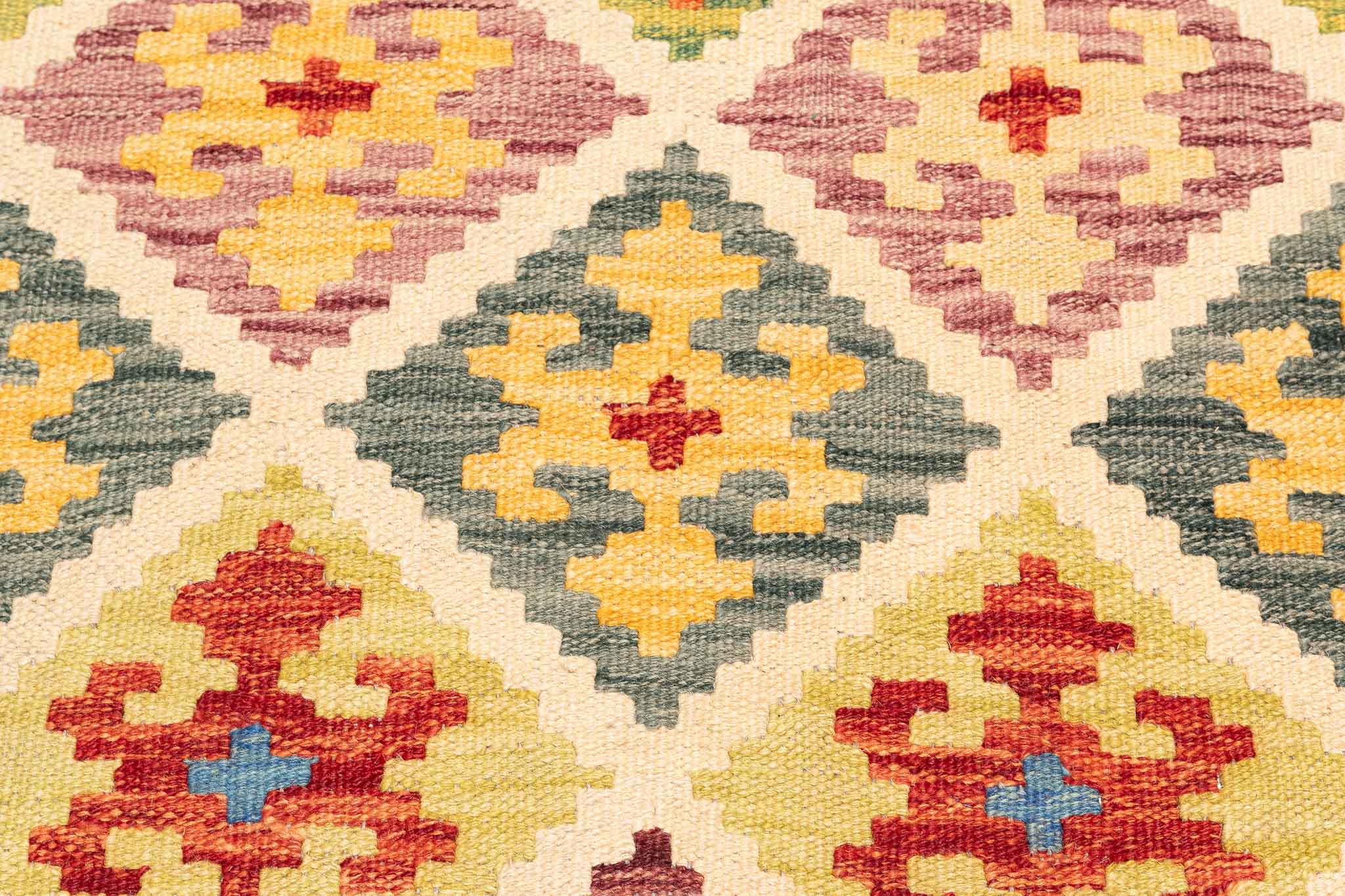 Afghanischer Kelim – 301 × 205 cm – handgewebt aus Schurwolle