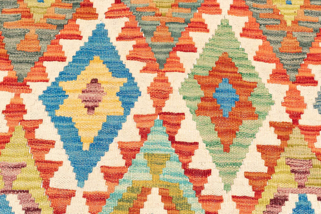 Afghanischer Kelim – 292 × 209 cm – handgewebt aus Schurwolle