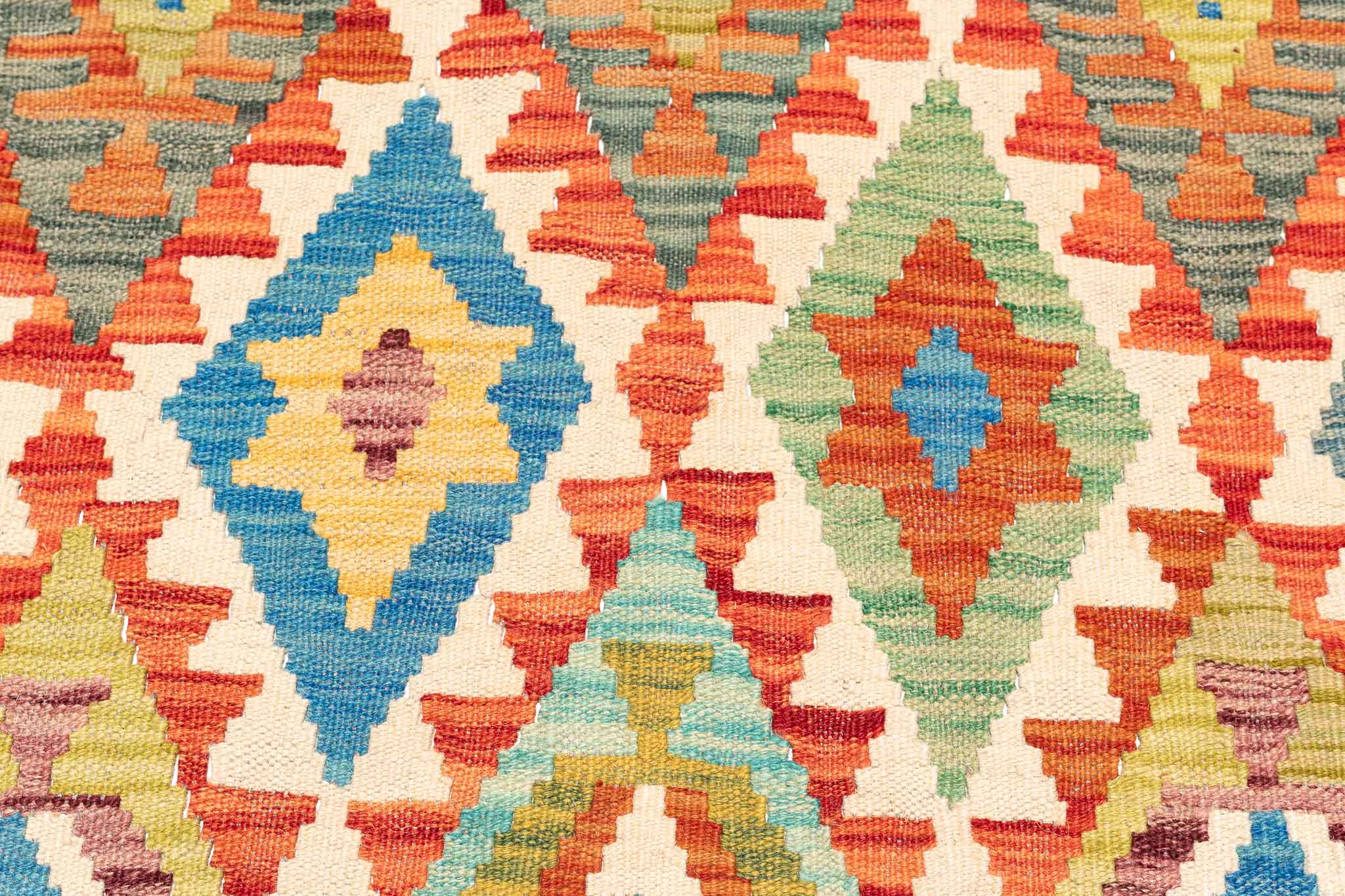 Afghanischer Kelim – 292 × 209 cm – handgewebt aus Schurwolle