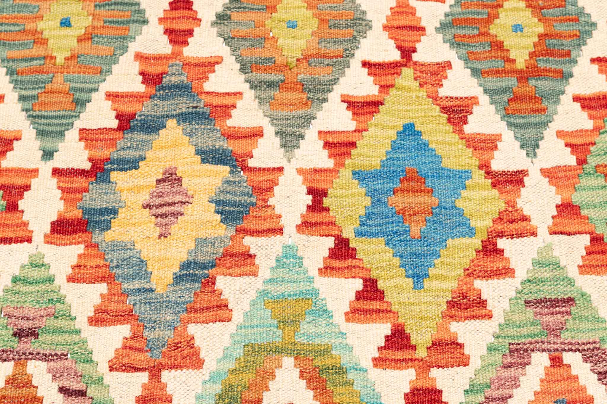 Afghanischer Kelim – 292 × 209 cm – handgewebt aus Schurwolle