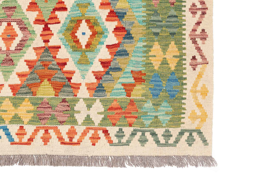 Afghanischer Kelim – 292 × 209 cm – handgewebt aus Schurwolle