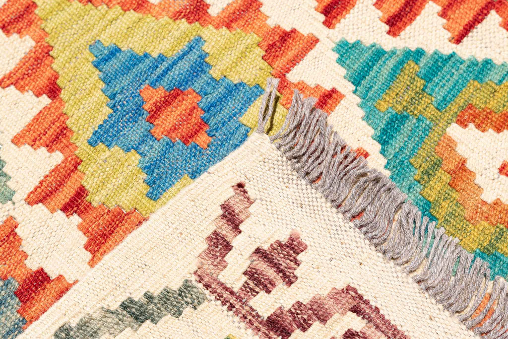 Afghanischer Kelim – 292 × 209 cm – handgewebt aus Schurwolle