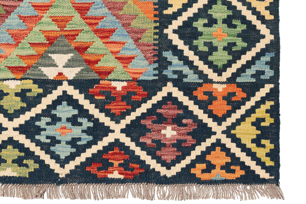 Afghanischer Kelim – 300 × 207 cm – handgewebt aus Schurwolle