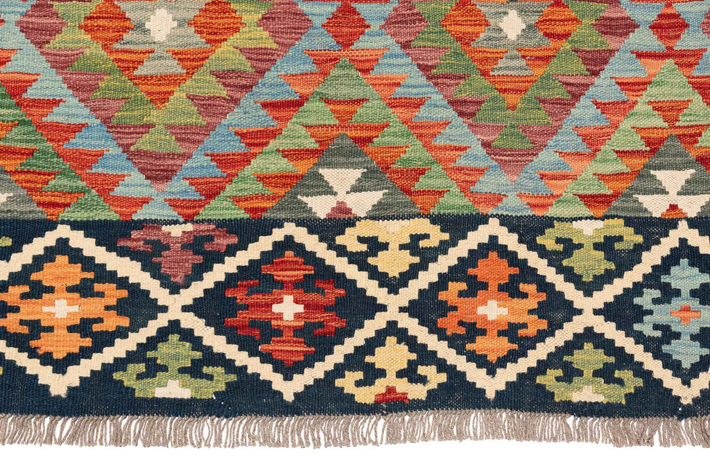 Afghanischer Kelim – 300 × 207 cm – handgewebt aus Schurwolle