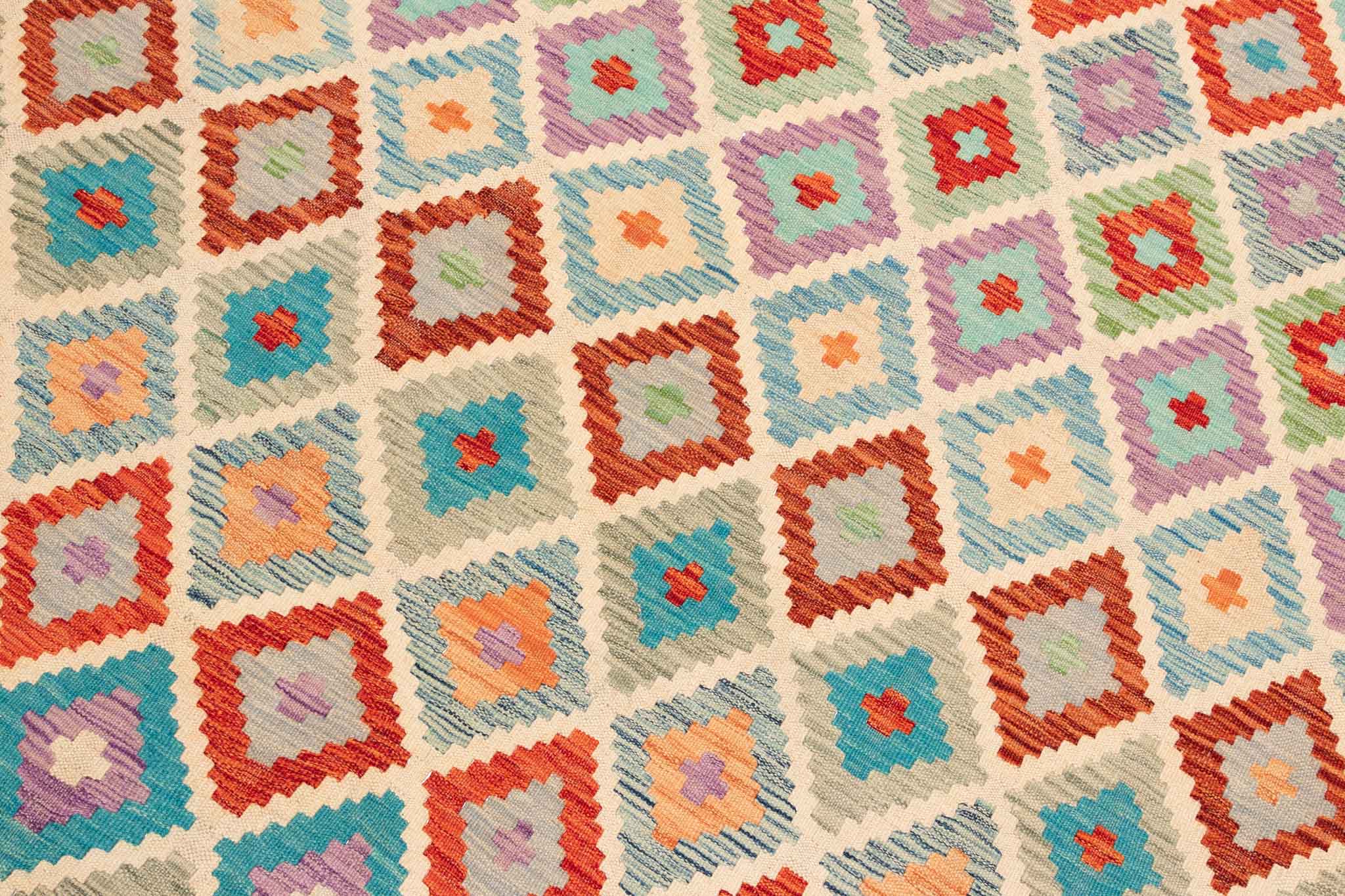 Afghanischer Kelim – 352 × 262 cm – handgewebt aus Schurwolle