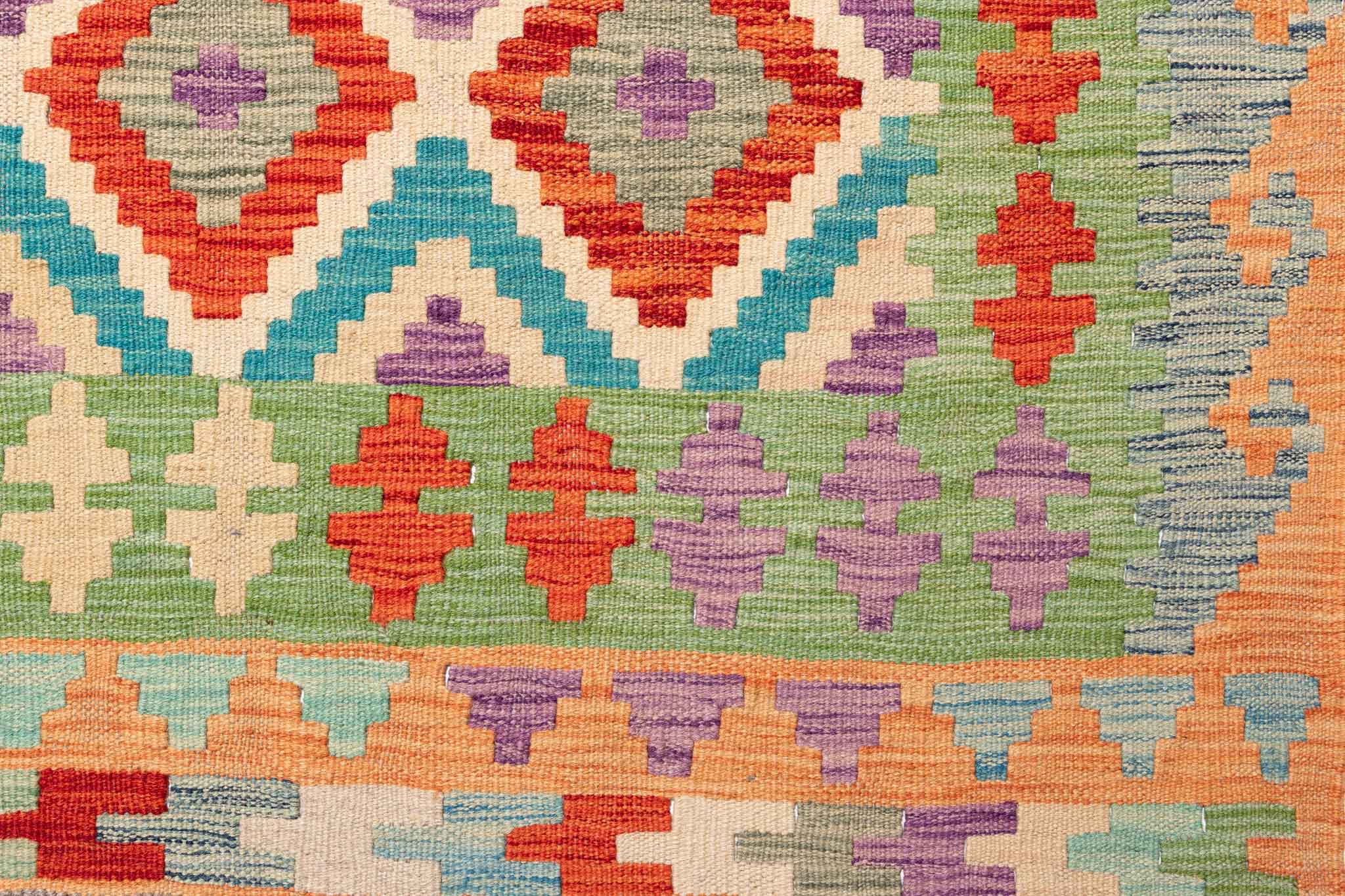 Afghanischer Kelim – 352 × 262 cm – handgewebt aus Schurwolle