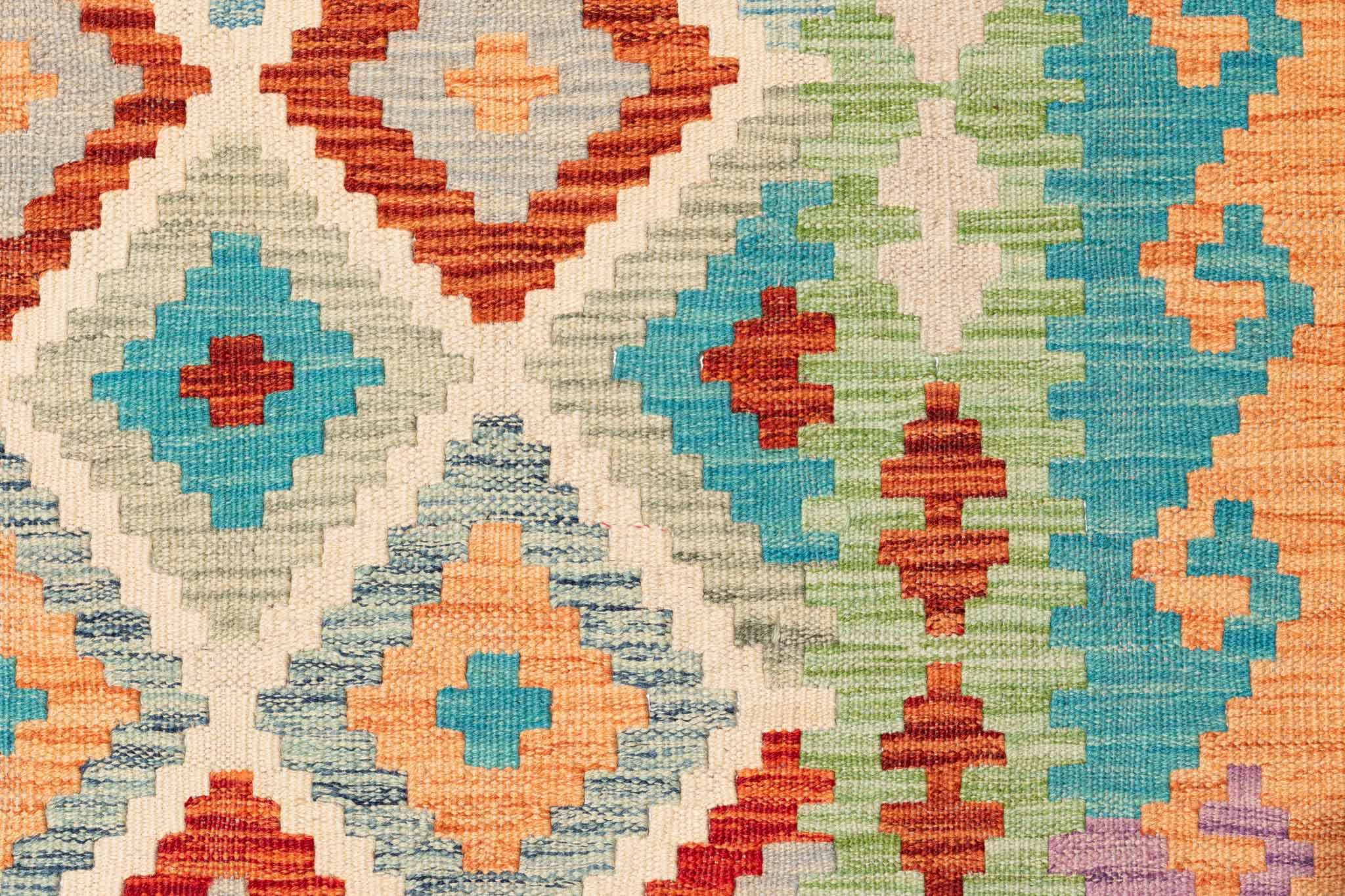 Afghanischer Kelim – 352 × 262 cm – handgewebt aus Schurwolle