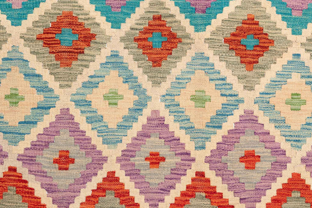 Afghanischer Kelim – 352 × 262 cm – handgewebt aus Schurwolle