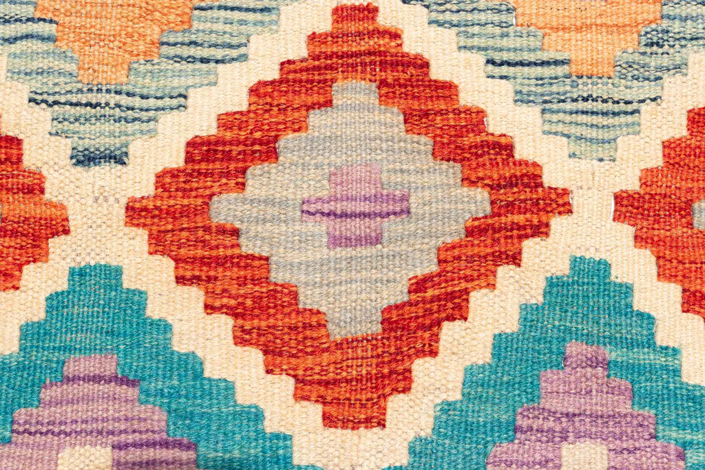 Afghanischer Kelim – 352 × 262 cm – handgewebt aus Schurwolle