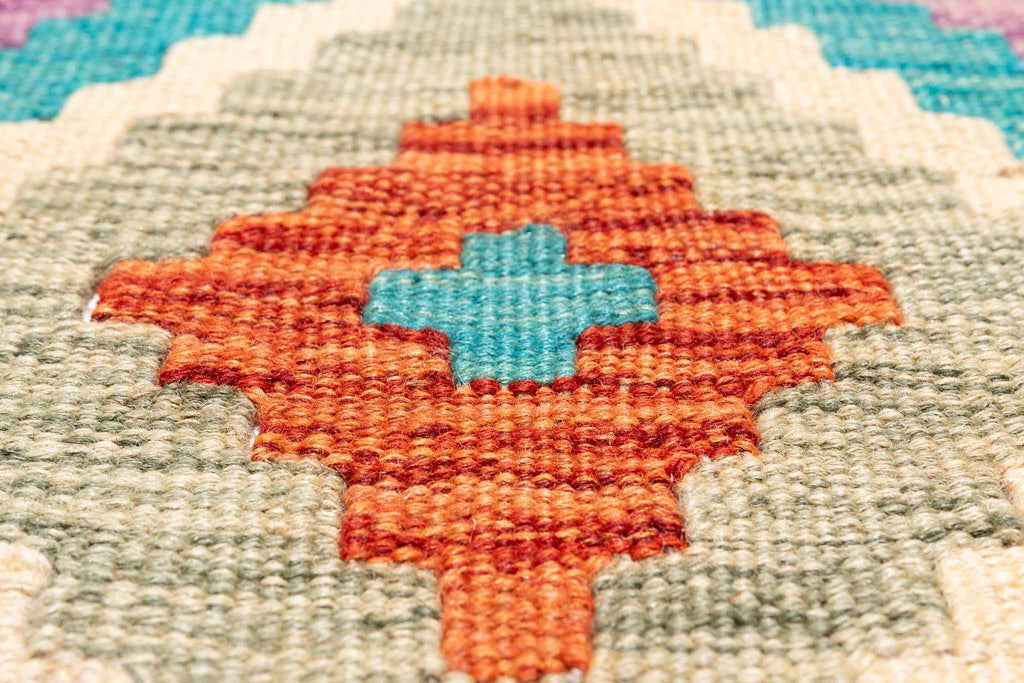 Afghanischer Kelim – 352 × 262 cm – handgewebt aus Schurwolle