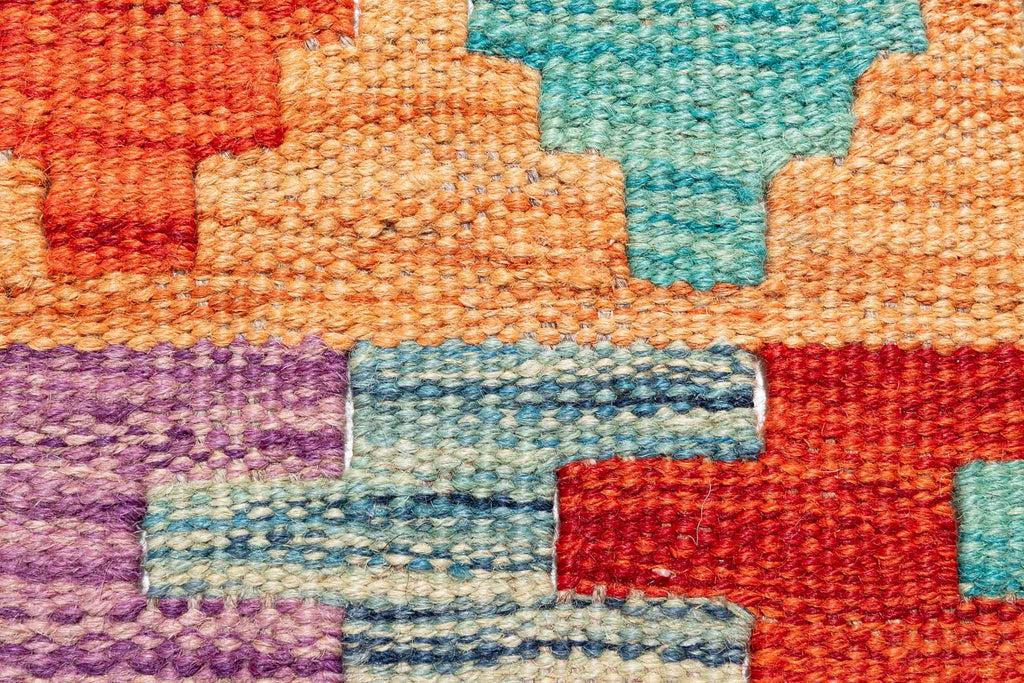 Afghanischer Kelim – 352 × 262 cm – handgewebt aus Schurwolle