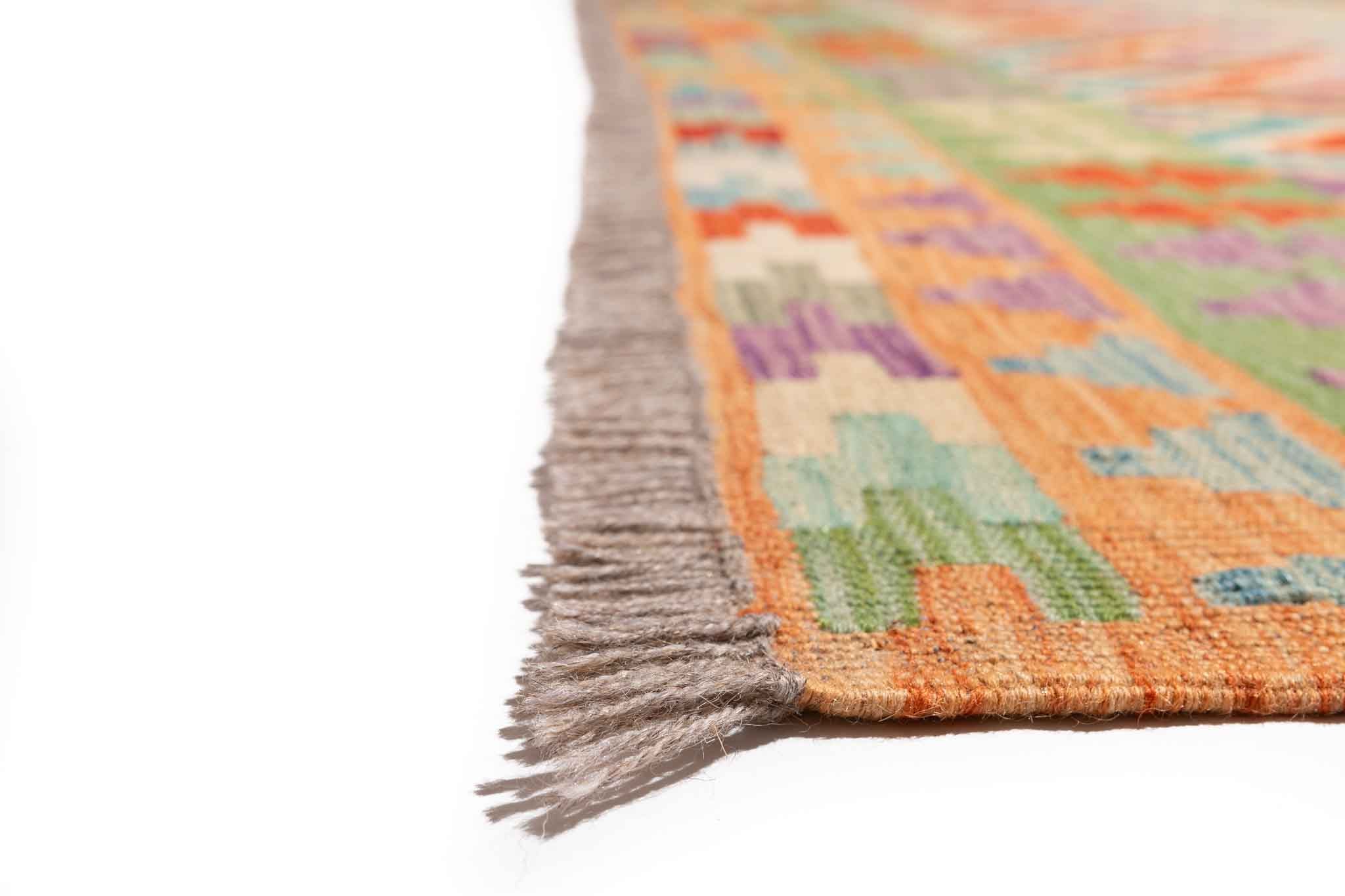 Afghanischer Kelim – 352 × 262 cm – handgewebt aus Schurwolle