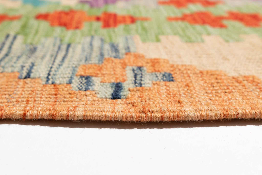 Afghanischer Kelim – 352 × 262 cm – handgewebt aus Schurwolle