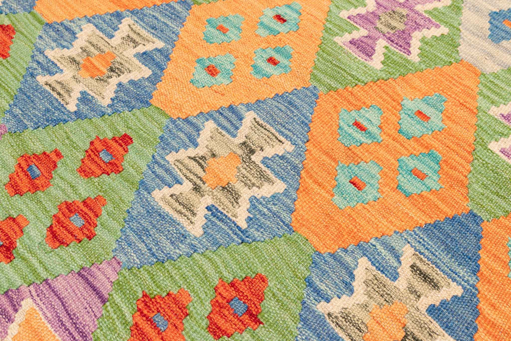 Afghanischer Kelim – 362 × 264 cm – handgewebt aus Schurwolle