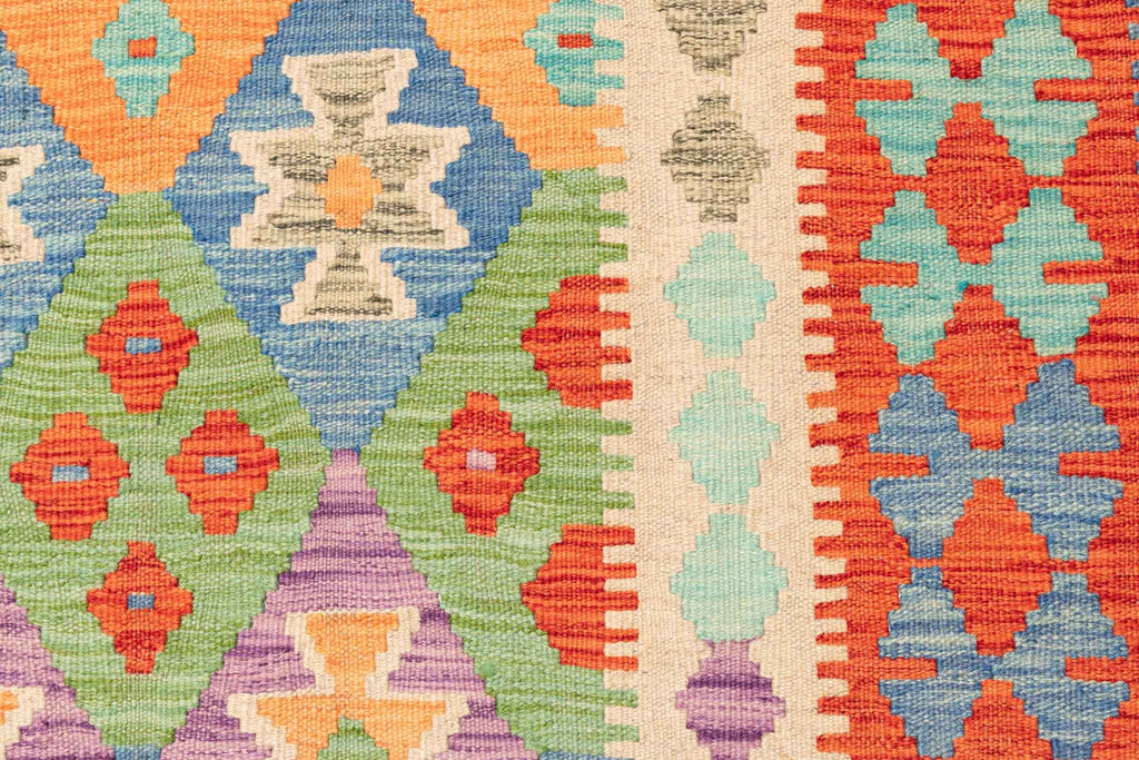 Afghanischer Kelim – 362 × 264 cm – handgewebt aus Schurwolle