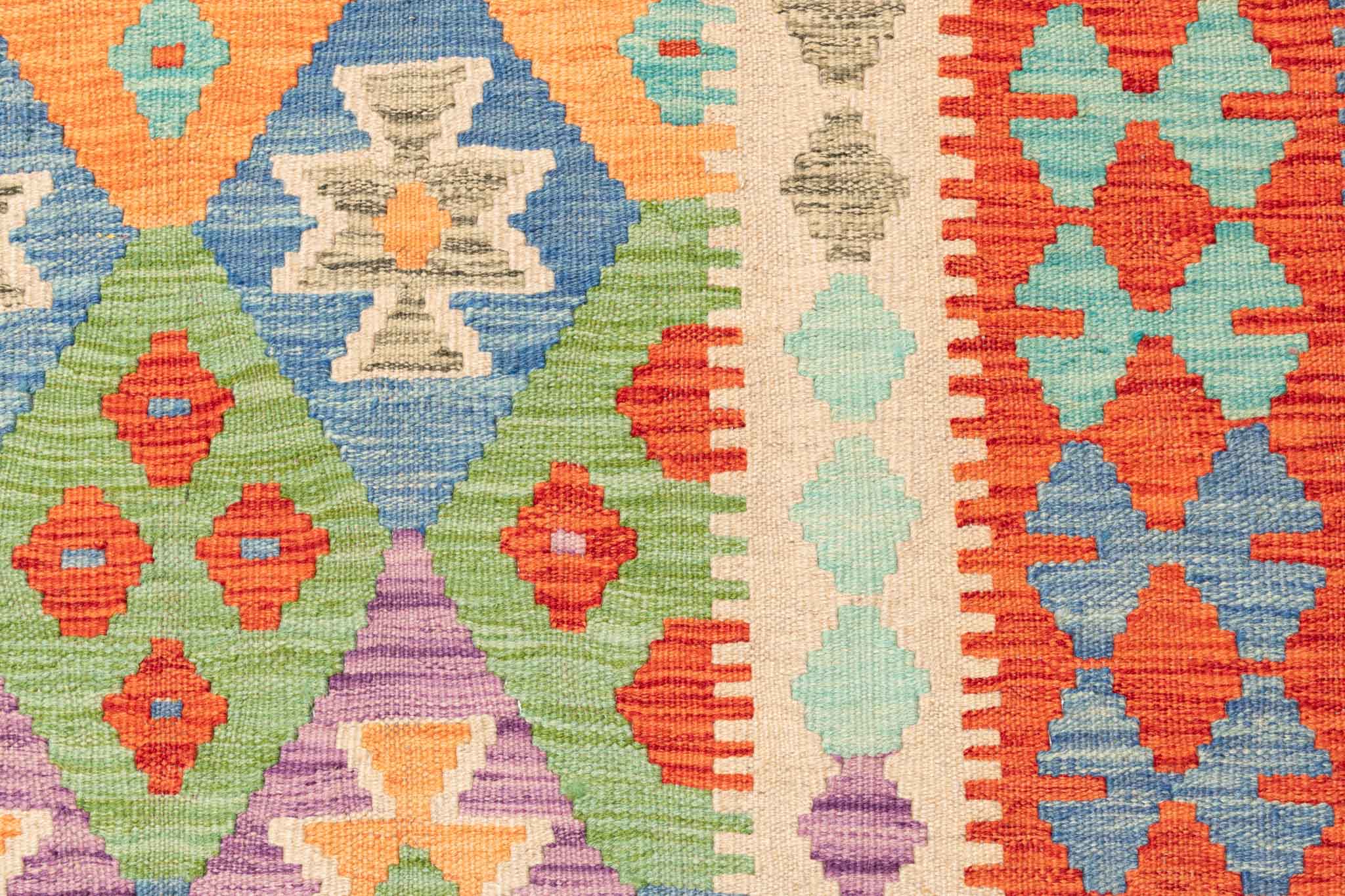 Afghanischer Kelim – 362 × 264 cm – handgewebt aus Schurwolle