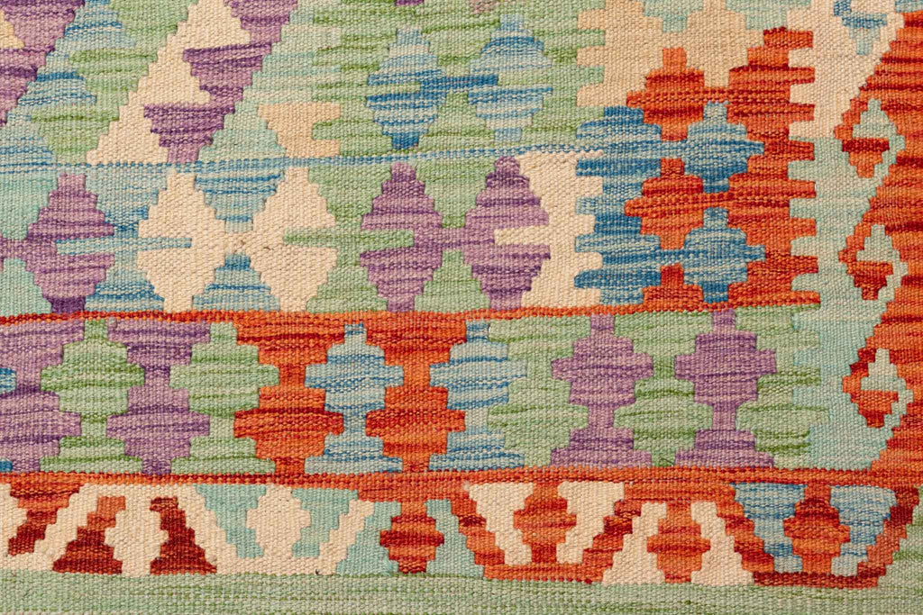Afghanischer Kelim – 299 × 247 cm – handgewebt aus Schurwolle