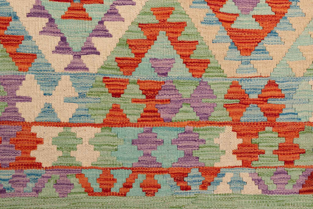 Afghanischer Kelim – 299 × 247 cm – handgewebt aus Schurwolle