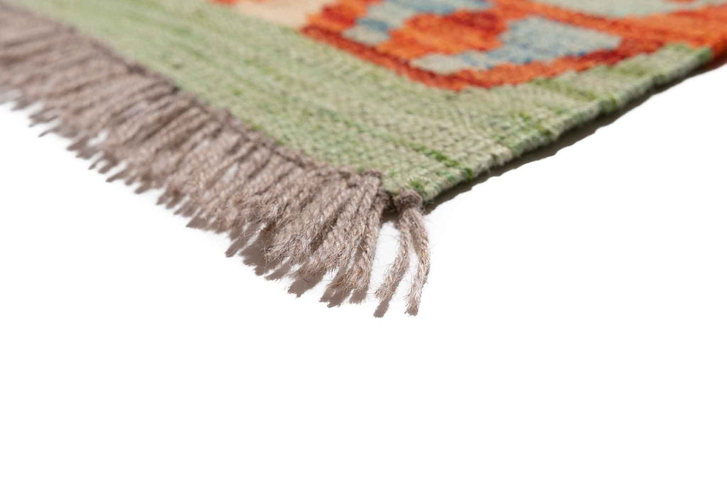 Afghanischer Kelim – 299 × 247 cm – handgewebt aus Schurwolle