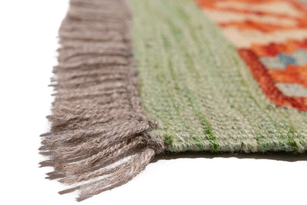 Afghanischer Kelim – 299 × 247 cm – handgewebt aus Schurwolle