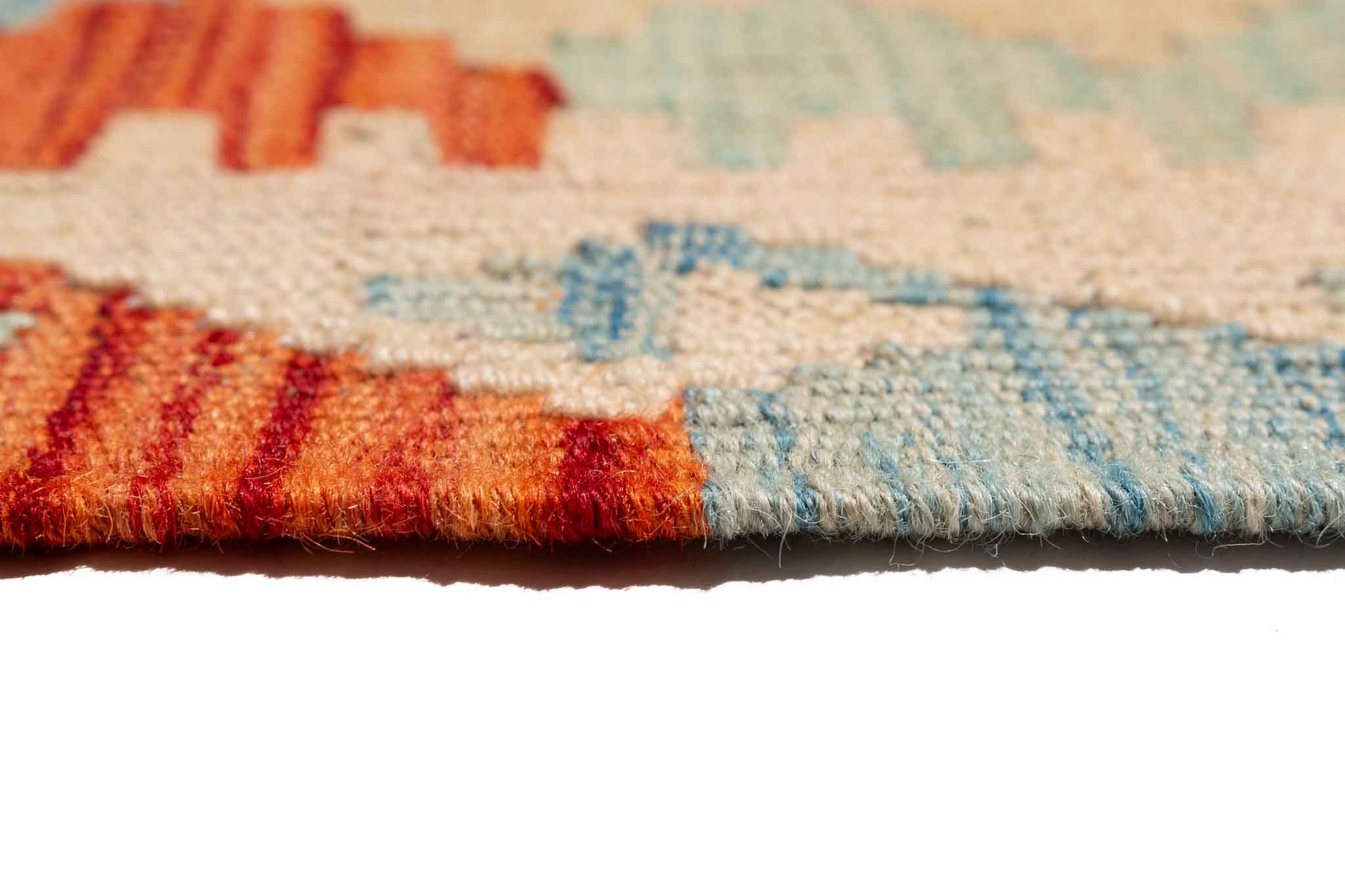 Afghanischer Kelim – 299 × 247 cm – handgewebt aus Schurwolle