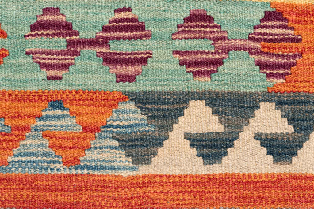Afghanischer Kelim – 347 × 251 cm – handgewebt aus Schurwolle